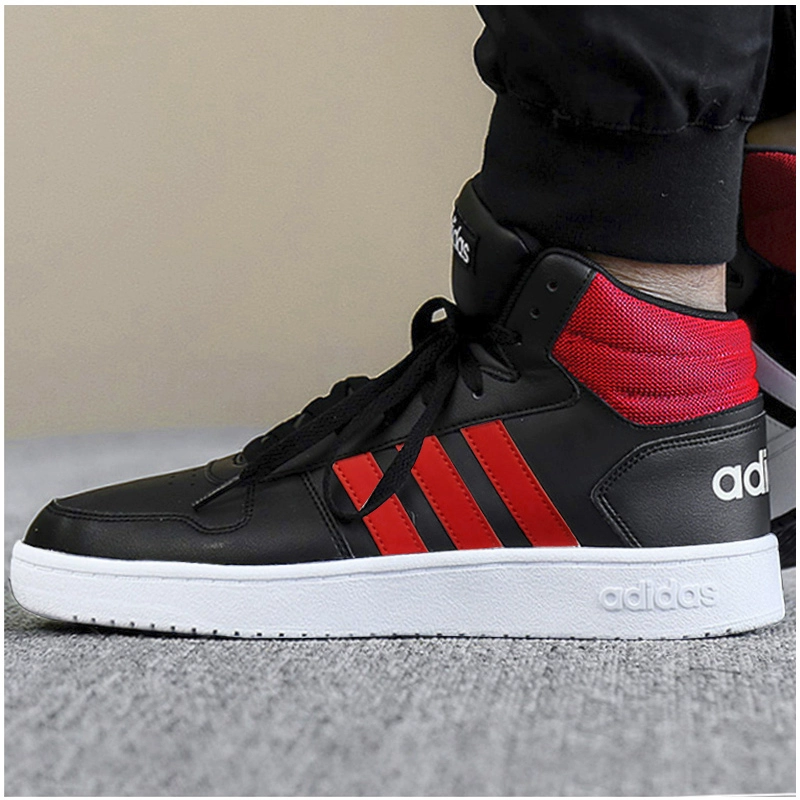 Giày thể thao nam Adidas 2018 mùa đông màu đen chiến binh NEO sneakers cao để giúp giày giữ ấm giày thông thường BB7207