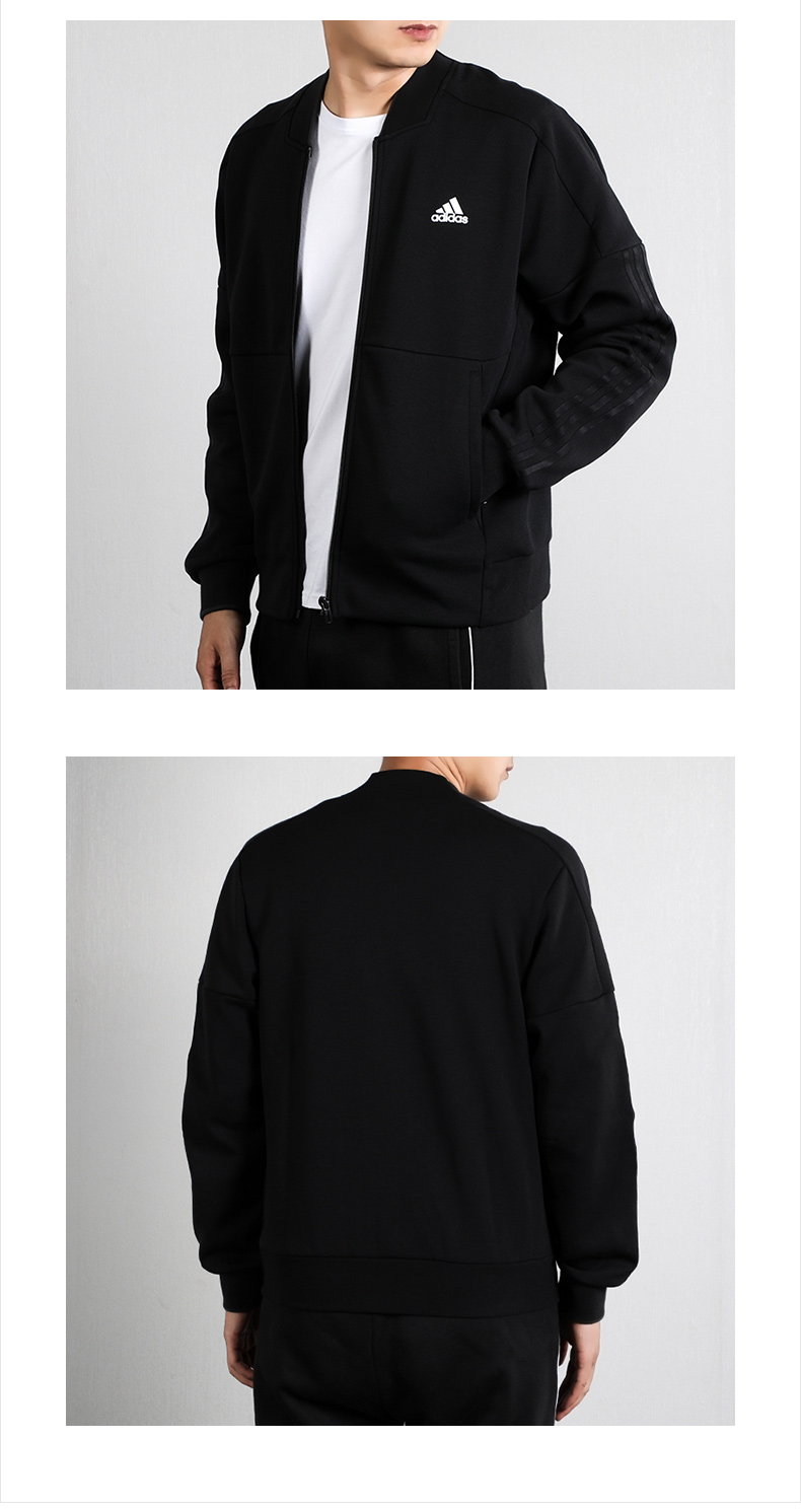 Áo khoác Adidas Adidas nam 2019 mùa thu mới áo khoác thể thao cardigan cổ áo EH3776 - Áo khoác thể thao / áo khoác ao khoác adidas