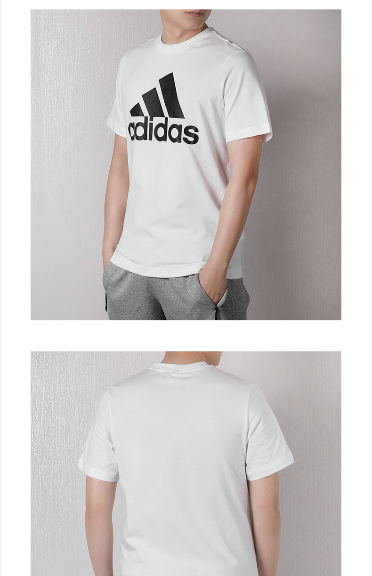 Adidas Adidas Men 2019 Mùa hè mới Áo thể thao Áo sơ mi thoáng khí nửa tay ngắn - Áo phông thể thao áo thun tay dài nam the thao