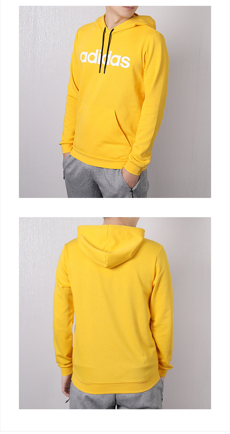 Adidas Adidas Men 2019 Xuân Mới Quần áo thể thao trùm đầu Áo len Neo Áo len DW8024 mũ lưỡi trai đen