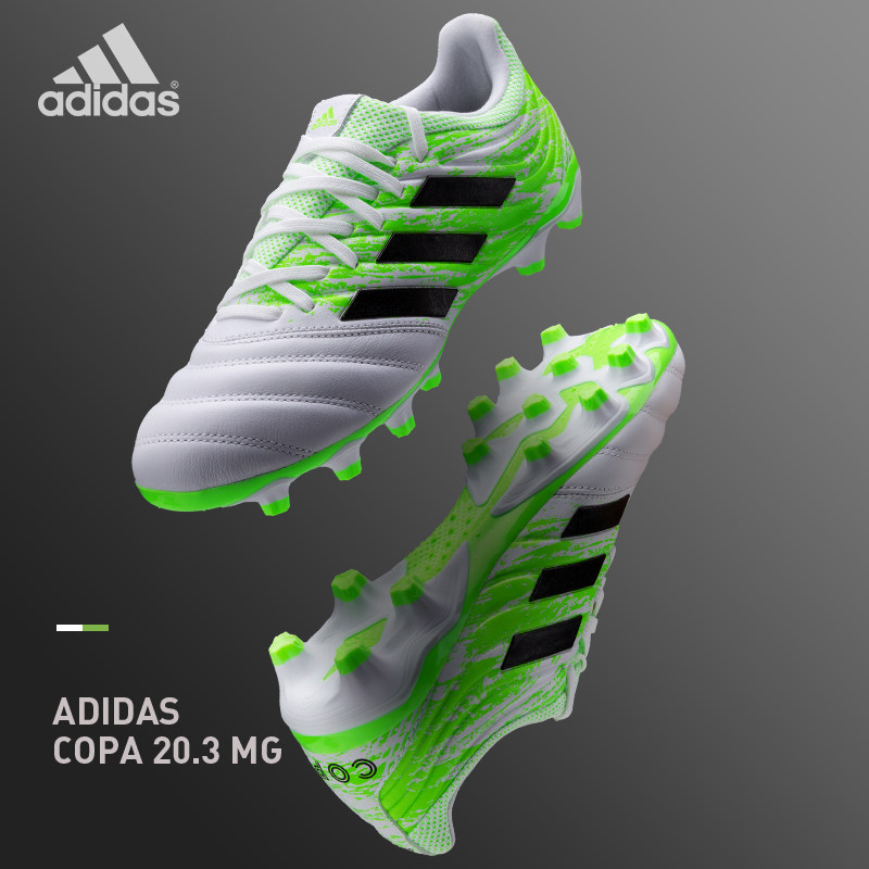阿迪达斯足球鞋男2020新款COPA 20.3 MG钉比赛训练运动鞋子G28531