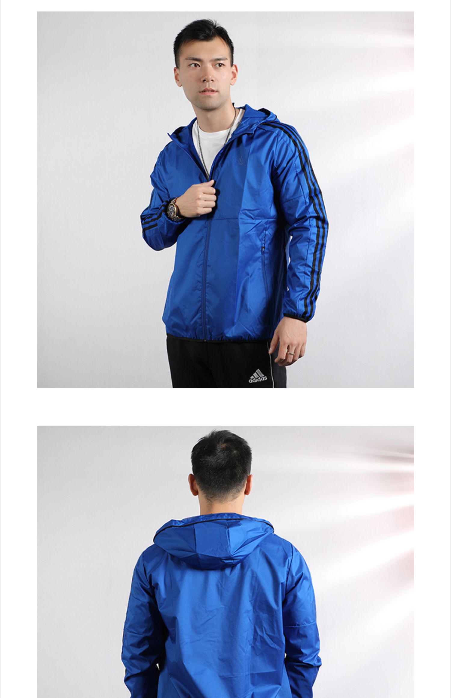 Áo khoác Adidas Adidas nam 2019 mùa thu mới áo khoác thể thao có mũ trùm đầu gió FK4361 - Áo khoác thể thao / áo khoác áo khoác thể thao nam nike