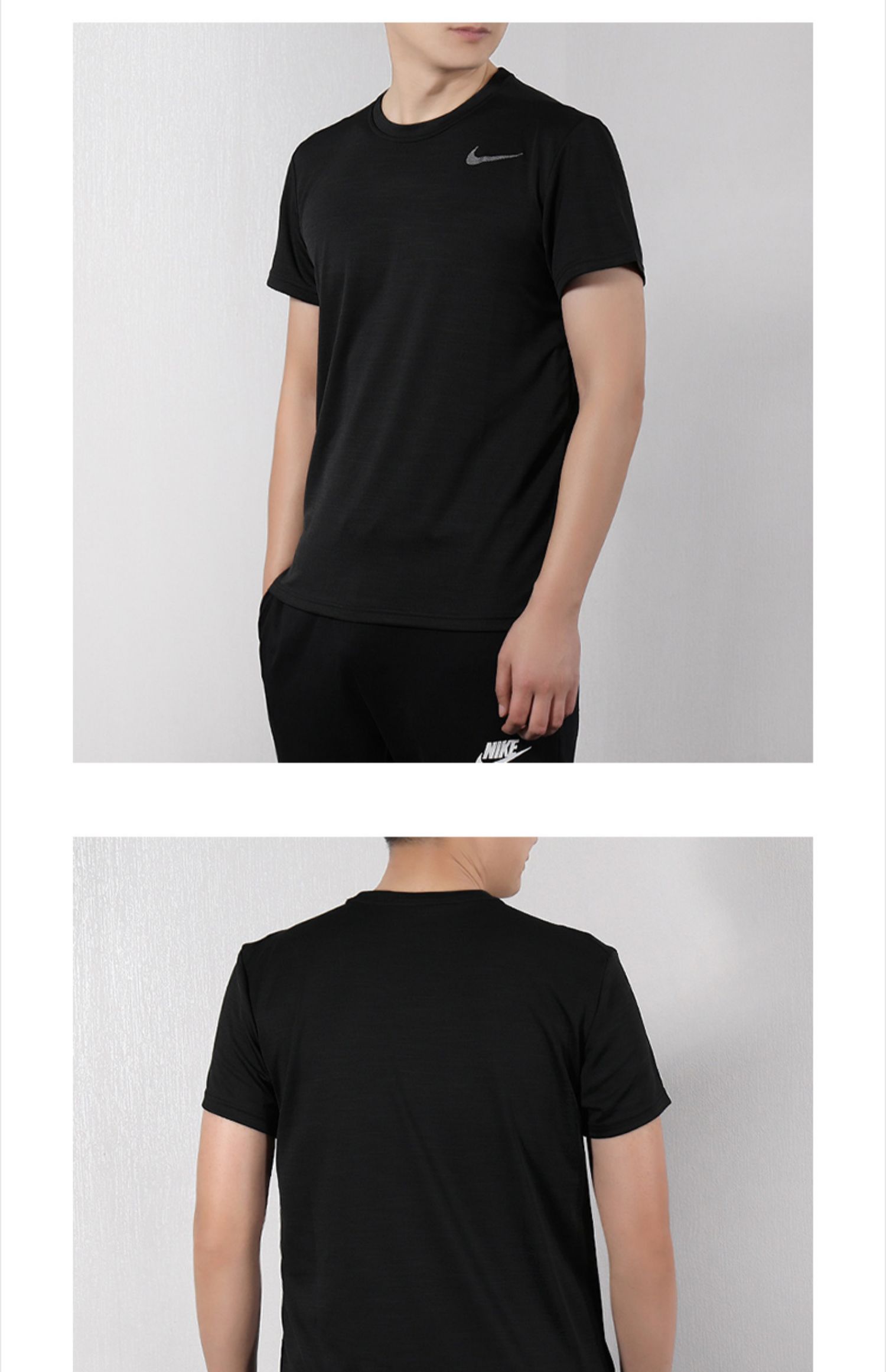 Nike Nike Short Short Men 2019 Summer Dri-Fit Technology Thể thao Nửa tay áo Nhanh khô thoáng khí Áo thun nam chính hãng - Áo phông thể thao tank top nam
