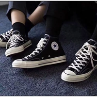 Converse / Converse giày nữ giày vải thập niên 1970 Samsung nâng cao để giúp giày nam Giày thông thường giày đế thấp để giúp giày sục thể thao độn đế