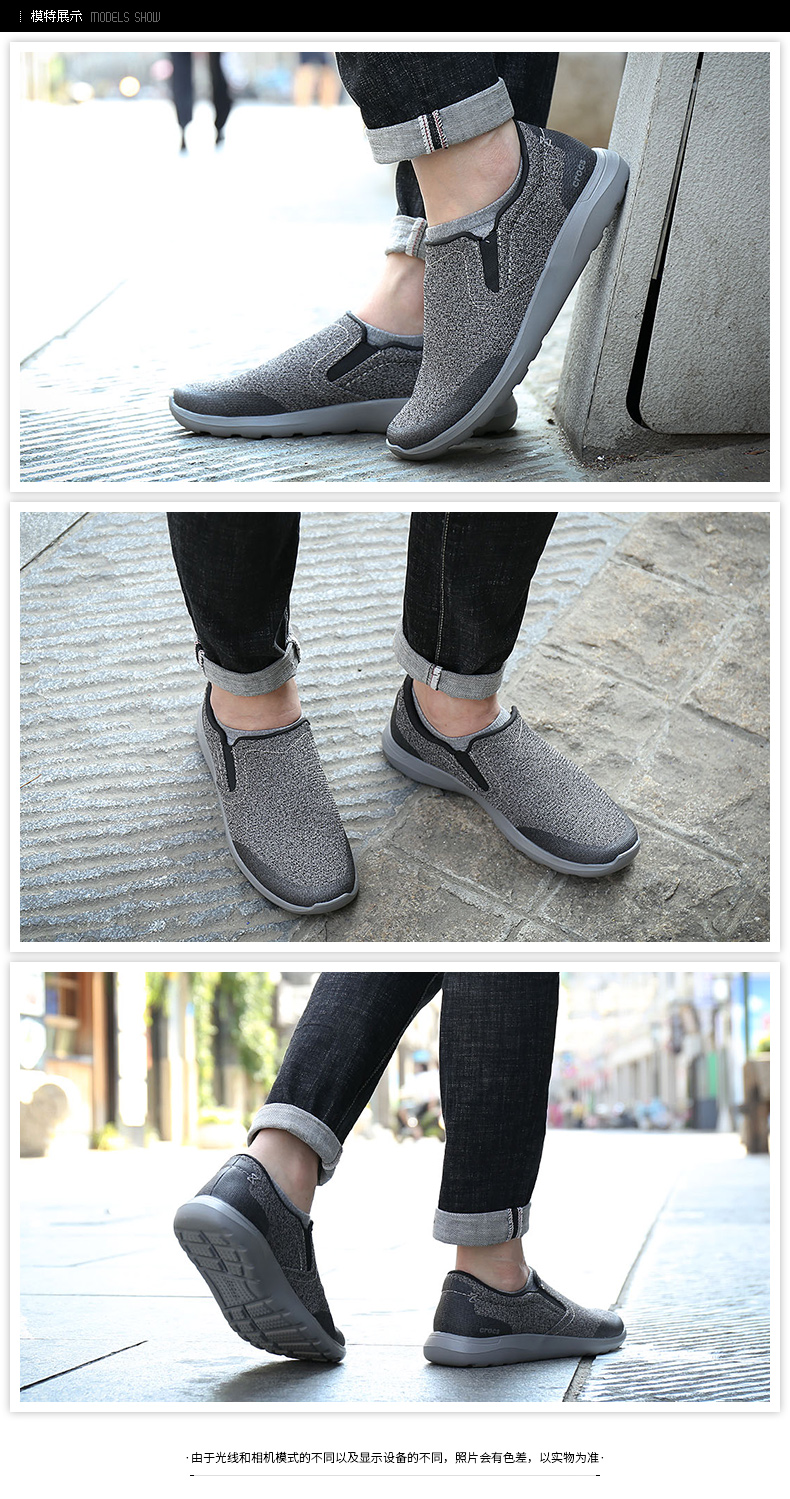 Thẻ CROCS Giày nam Luo Chi 2019 giày thể thao mới mùa xuân Sel Wang giày đế bằng phẳng ngoài trời 203977 - Khởi động ngoài trời giày đi tuyết nữ