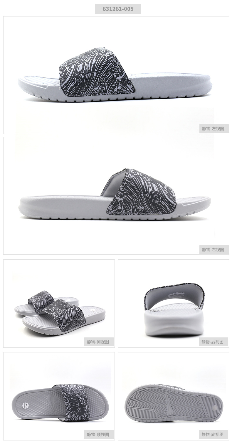 NIKE Nike dép nam giày nữ 2019 mới nổ crack giày thể thao Giày đi biển dép xỏ ngón dép bánh mì