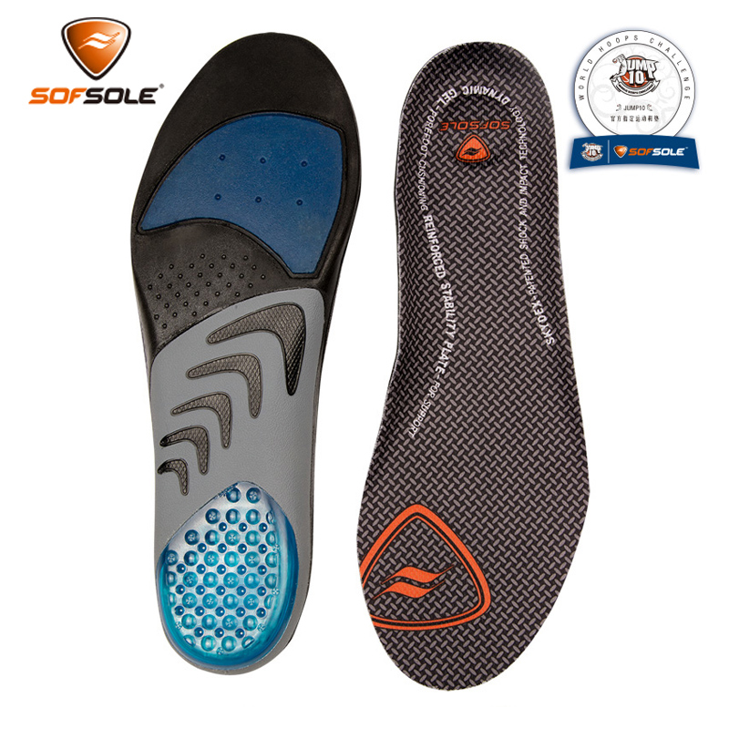 SOFSOLE Shuzuo tốc độ nam giới và phụ nữ mô hình AIRR ORTHOTIC hấp thụ sốc mồ hôi tập thể dục chạy lót lót giày size 39