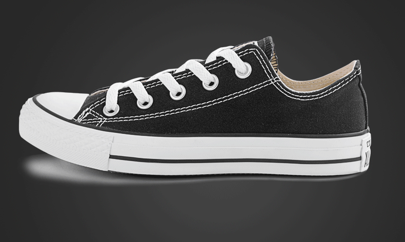 Giày vải converse Giày nữ giày nam Tất cả các ngôi sao cổ điển cắt đôi thấp giày thể thao 101001 bán giày thể thao