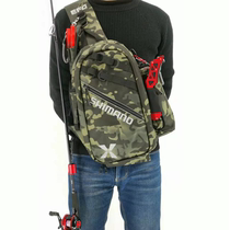 (normal shipping) Light Weixi Mano Luaya Pack Multi-functional pack Obliquely Cross Single Shoulder Backpack Rod fishing special