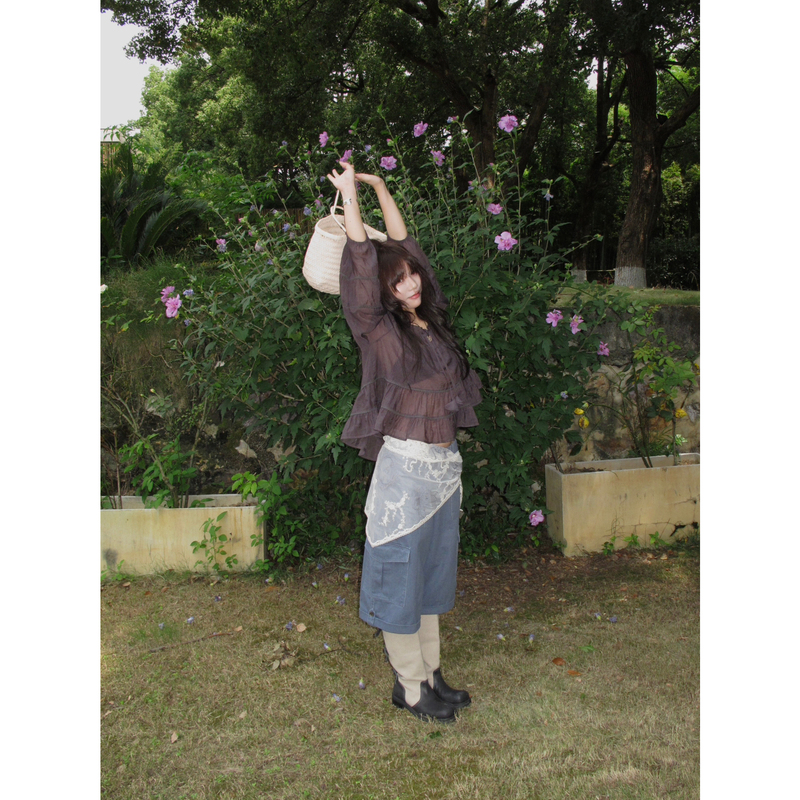 Feel Blessed - Popular Niche Designer Brand 100% Cotton Workwear Cropped Pants Casual Pants Fb636033