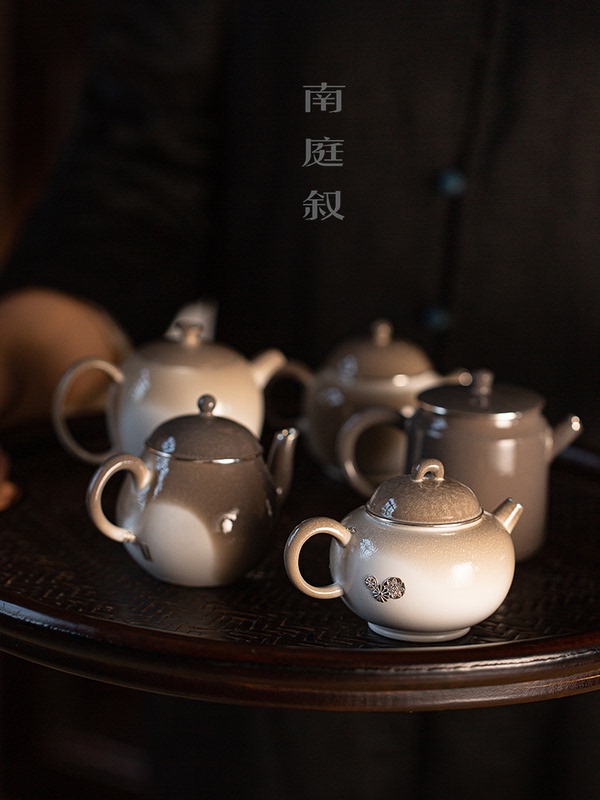 Pure Wood-Fired Naked-Fired Three-Day-Fired Teapot, Teacup, Chinese-Style Ancient-Fired Jingdezhen Ceramics, High White Pottery Clay, Large Items