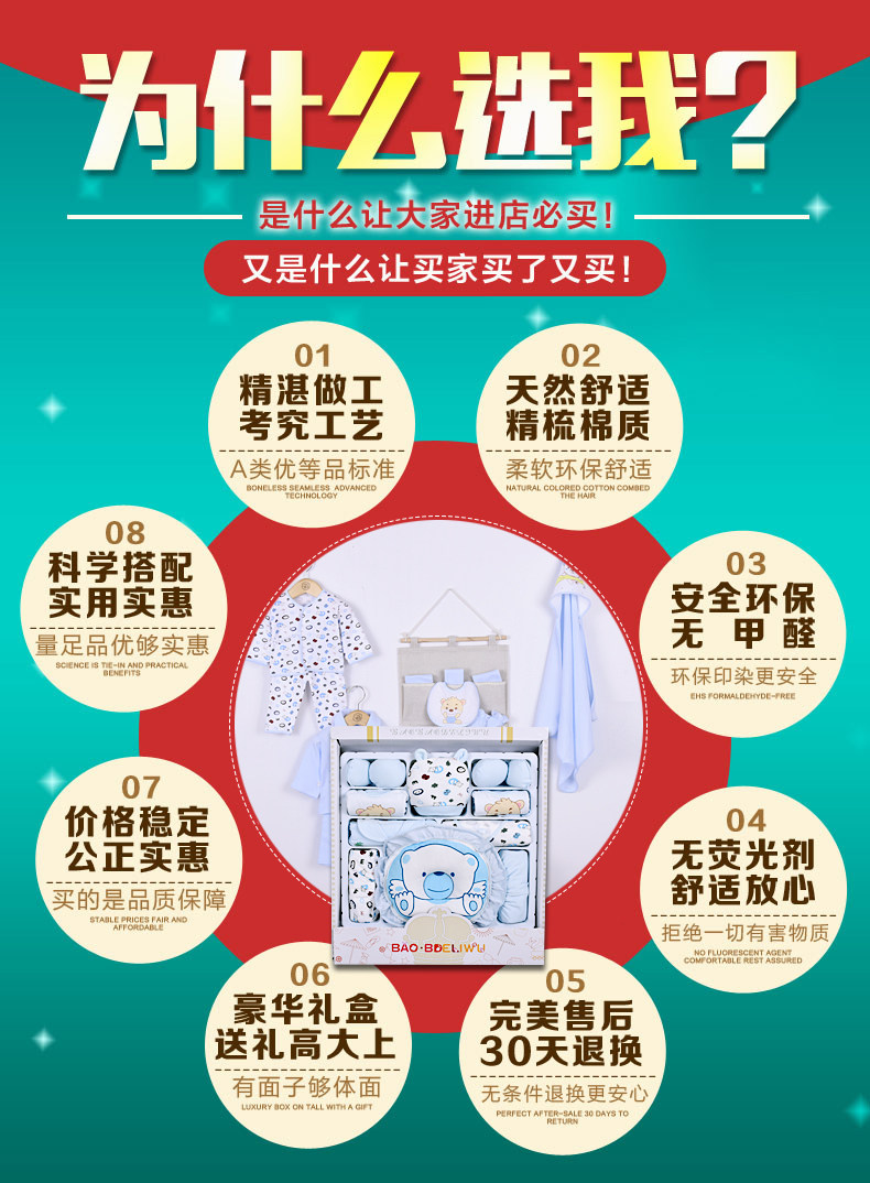 Coffret cadeau pour bébé - Vêtements + Accessoires - Ref 1950748 Image 6