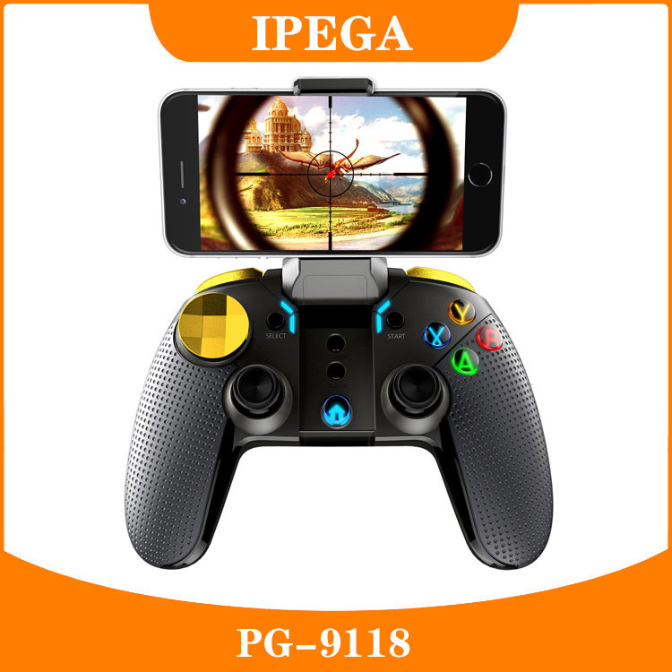 IPEGA PG-9118 gold warrior Bluetooth gaming mobile phone handle stimulates the battlefield to eat chicken theiters straight up
