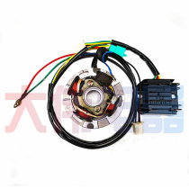 Modified AX100-4-pole 12V full-wave stator assembly
