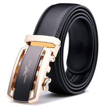 Brand Jo Van Mani Leather Belt Men Genuine Leather Youth Automatic Deduction Casual Pants With Middle-aged Business Cow Leather