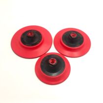 5 inch 6 inch 6 5 inch red and black polishing machine sticky plate suction cup soft edge tray exquisite workmanship