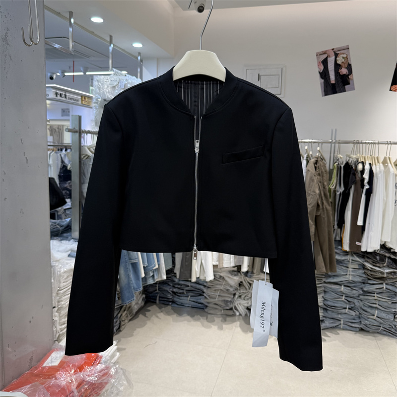Modern Mdeng Korean Style Simple and Fashionable Short Jacket for Women 2026 Spring High-End Versatile Slimming Jacket 89508