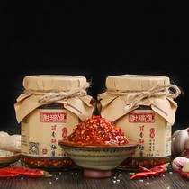 Xie Ruizhen handmade garlic fresh chopped pepper sauce farm garlic fresh pepper sauce super fragrant food chili sauce 246g * 2