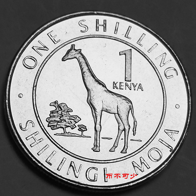 Africa Kenya foreign coin giraffe diameter 24MM foreign currency new foreign coin 4005