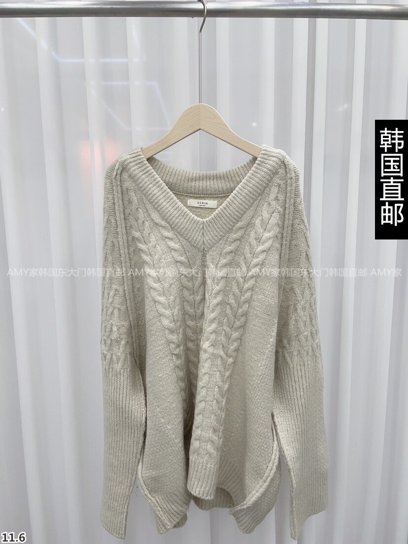 Amy Home Korea Direct mail East gate 2023 Winter fit new X sweater 22020532-Taobao