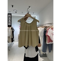 Korea Dongdaemun 2024 summer new style WEAUE SELVAGE suspender vest 16010268