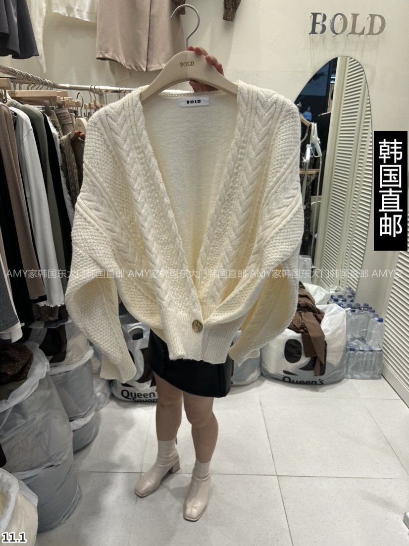 Amy Home South Korea Direct Mail East Gate 2023 Winter Dress New BOLD Sweater 21260588-Taobao