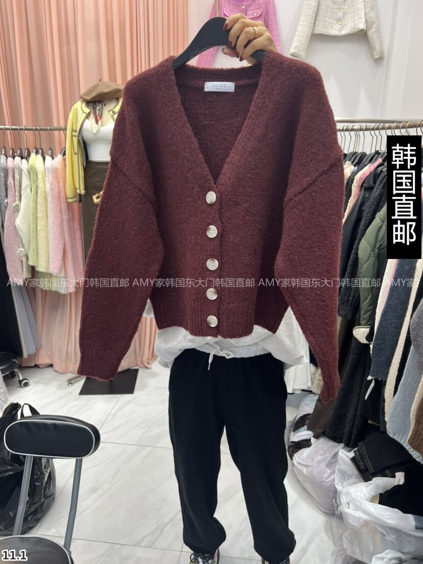 Amy Home Korea Direct mail East gate 2023 Winter fit new JAIME sweater 21250729-Taobao