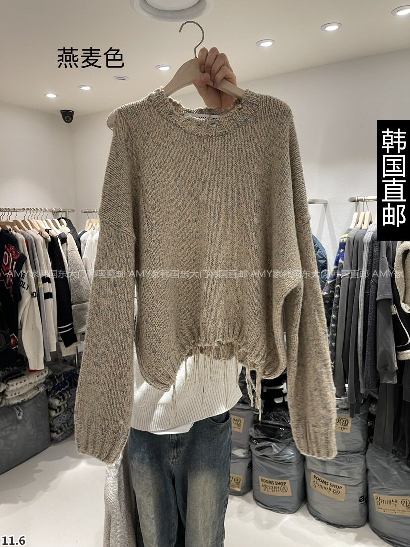 Amy Home Korea Direct mail East gate 2023 Winter fit new ROOMS SHOP sweater 22030163-Taobao