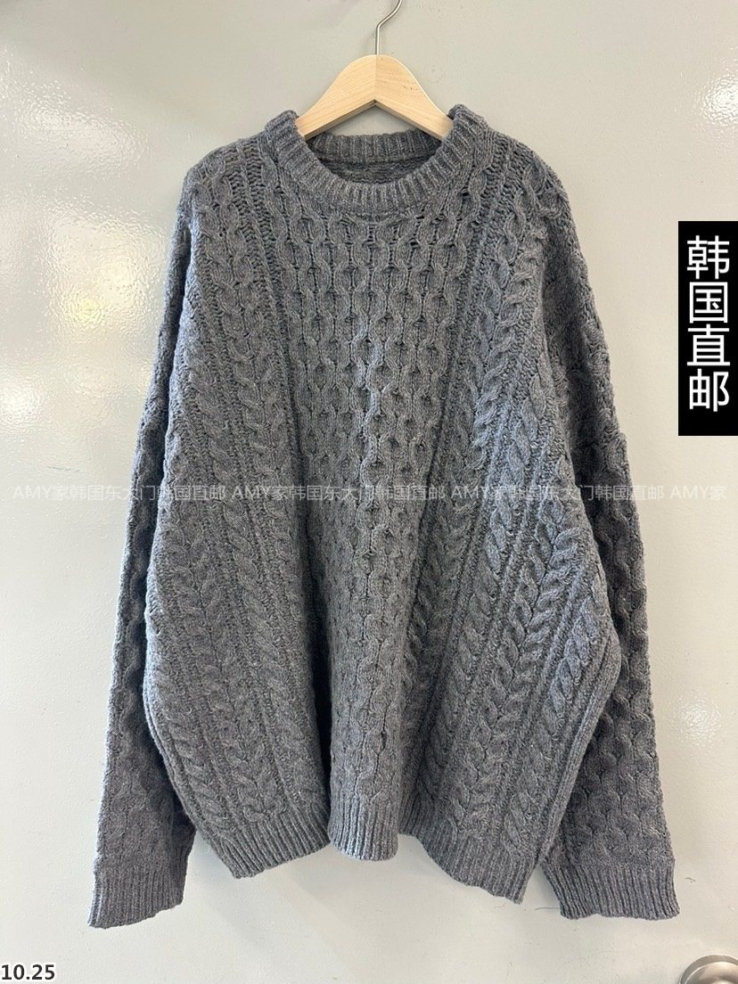 Amy Home Korea Direct Mail East Gate 2023 Autumn Winter New TOLL Sweater 21190830-Taobao