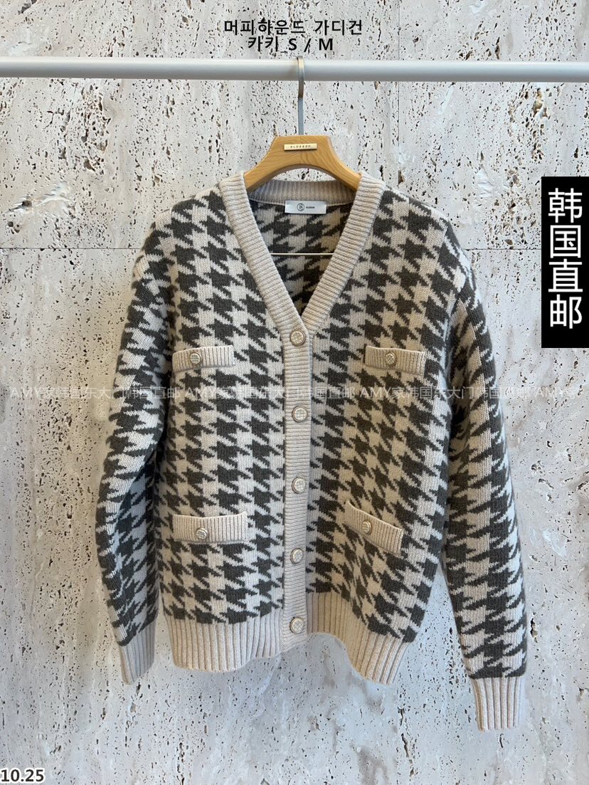 Amy Home Korea Direct mail East gate 2023 Autumn Winter New BLOSSOM sweater MS 21190584-Taobao