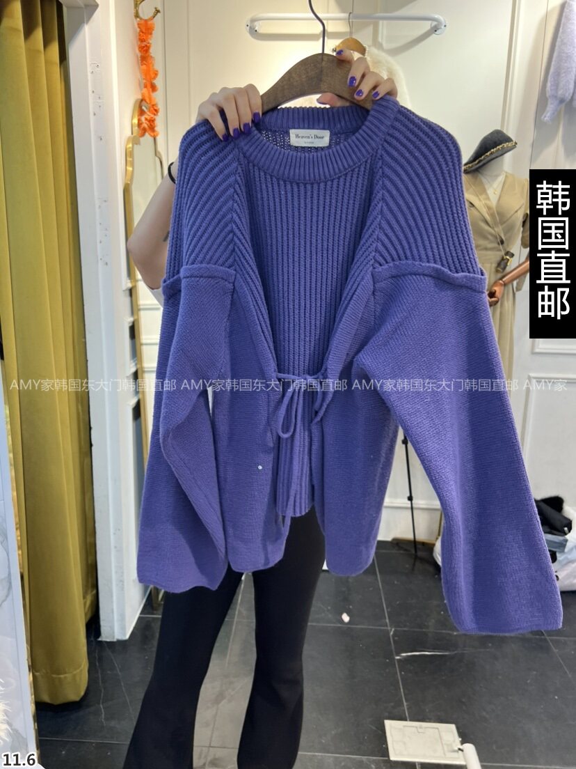 South Korea Direct Mail East Gate 2023 Winter Dress New HEAVEN'S DOOR Sweater 22030253-Taobao