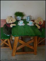 (Yesterdays country) two peoples paradise small table coffee table three sets of solid wood handmade furniture