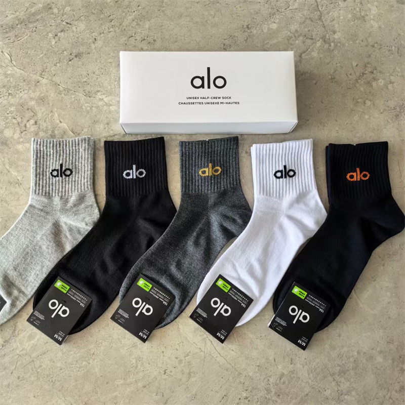 2026 New Alo Socks, Cotton Mid-Calf, 80% Cotton, Breathable, Casual, Sports, Yoga Socks, All-Season, Unisex Socks 2026 New Alo Socks, Cotton Mid-Calf, 80% Cotton, Breathable, Casual, Sports, Yoga Socks, All-Season, Unisex Socks