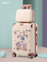 Scarecrow luggage female ins small 24 password leather box boarding box strong and durable 20 inch childrens trolley