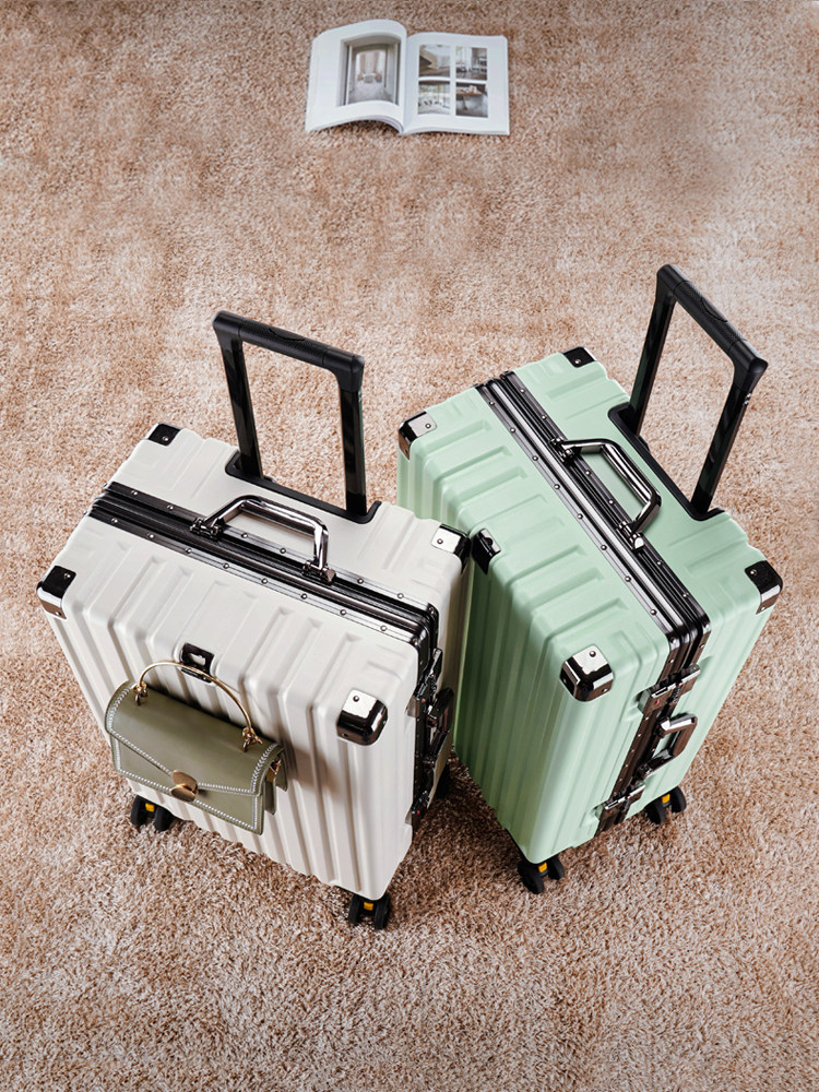 Scarecrow ins net red suitcase female mute universal wheel large capacity pull box boys password trolley travel