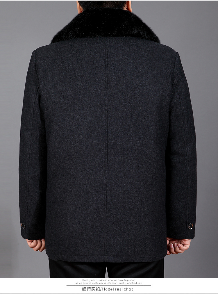 Áo len len mùa đông lót áo khoác cotton trung niên cotton dày cotton phù hợp với bố quần áo cotton XL áo khoác cotton - Trang phục Couple áo cardigan nam
