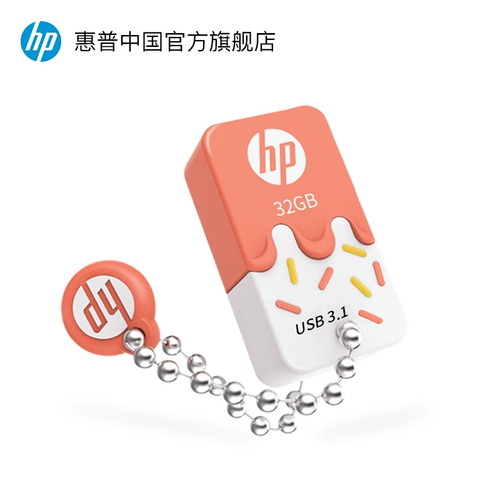 HP, маленький высокоскоростной мультяшный мобильный USB-флеш-накопитель для школьников, ноутбук для влюбленных, 32G, 64G