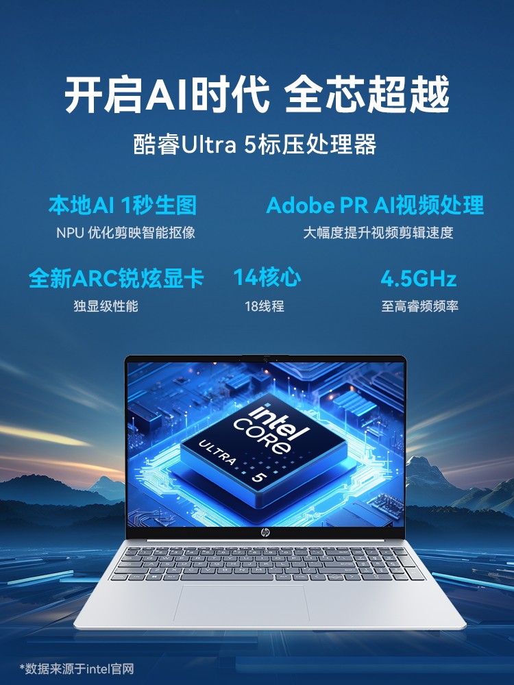 Hp/Hp Optional Starbook 15 Intel Core Ultra 5 125H Thin and Light Hp Laptop Thin and Light Starbook Pro Business Notebook