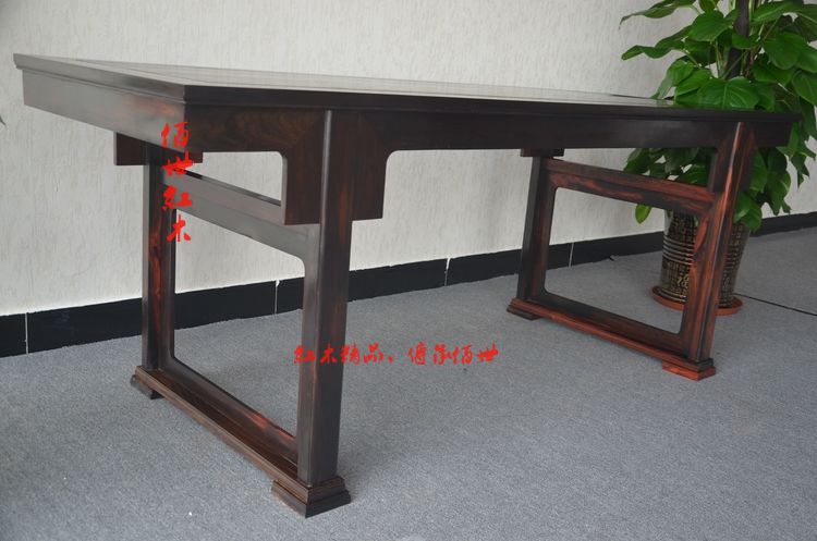 世 红木 台 台 cho đồ nội thất sơn Đài Loan Đồ nội thất Shentai - Bàn / Bàn bàn ăn gỗ tân cổ điển	