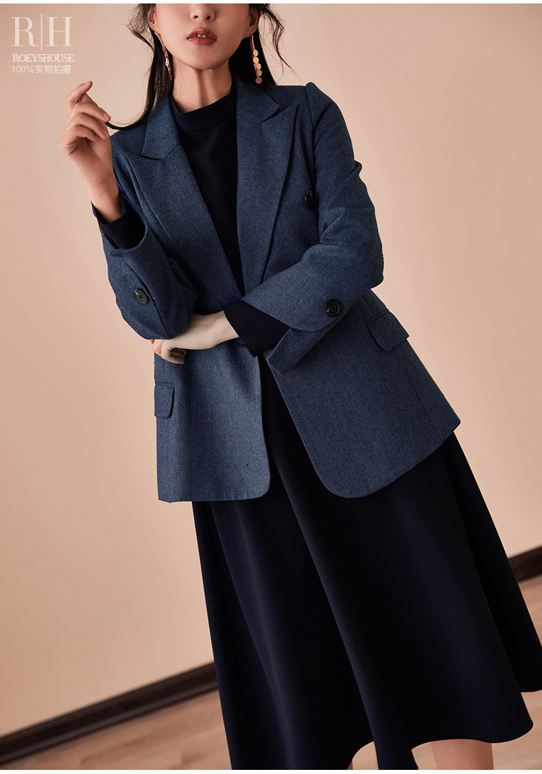 Veste pour femme ROEY HOUSE en Laine - Ref 3218688 Image 15