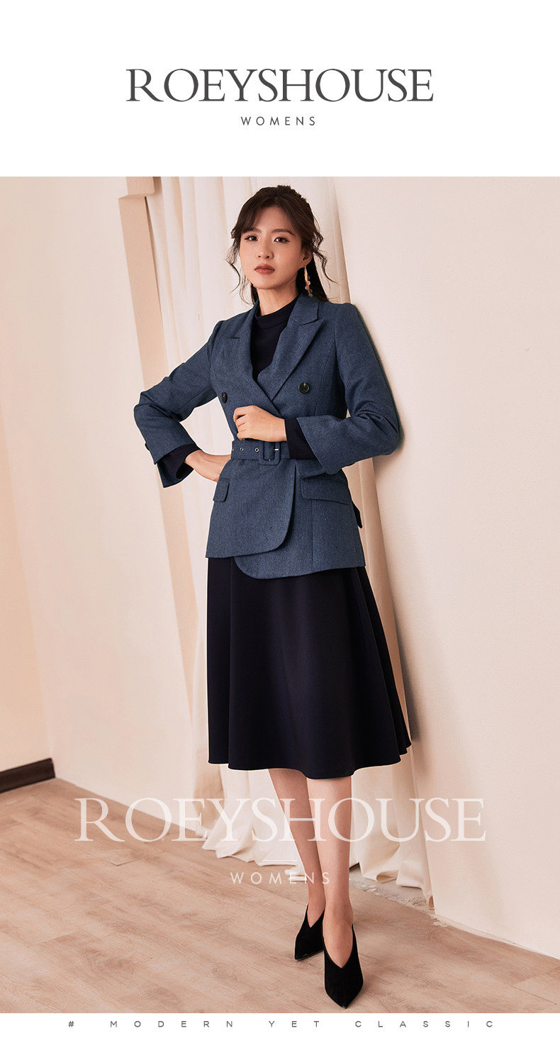 Veste pour femme ROEY HOUSE en Laine - Ref 3218688 Image 7