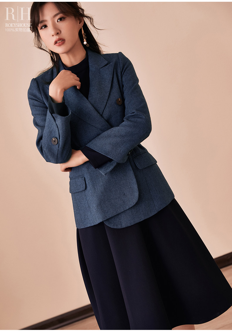 Veste pour femme ROEY HOUSE en Laine - Ref 3218688 Image 17