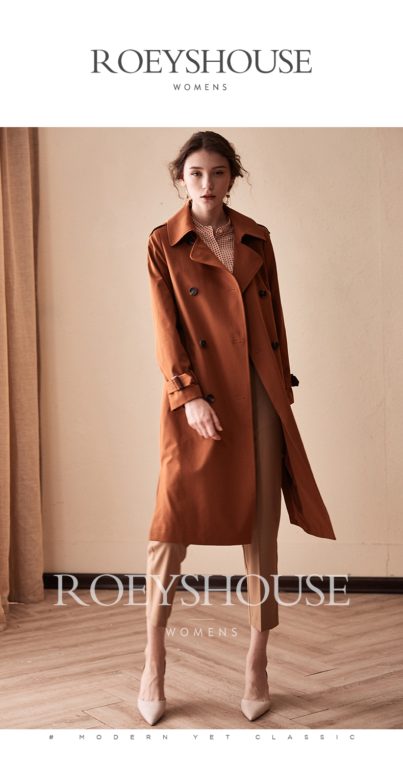 Trench pour femme ROEY HOUSE en Polyester - Ref 3226193 Image 8