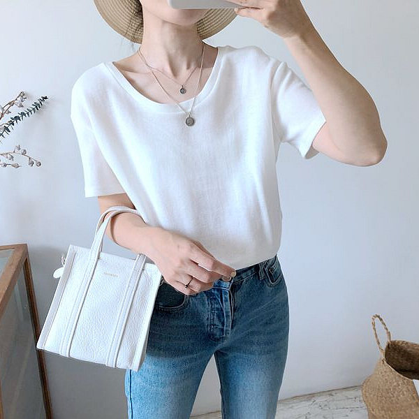 Everyone should have a white T-shirt like this. The version is super nice and white.