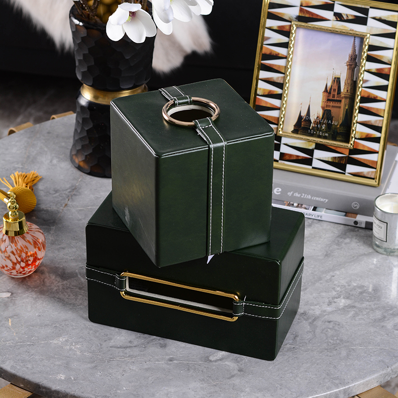 American cortex tissue box Nordic toilet carton metal tissue seat classical modern soft tea couple parts