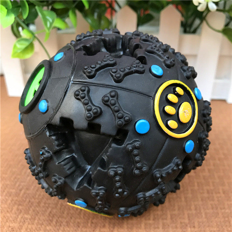 Dog toy leaking ball bite-resistant teddy bear golden retriever puppy leaking monster called puzzle molar ball slow eating