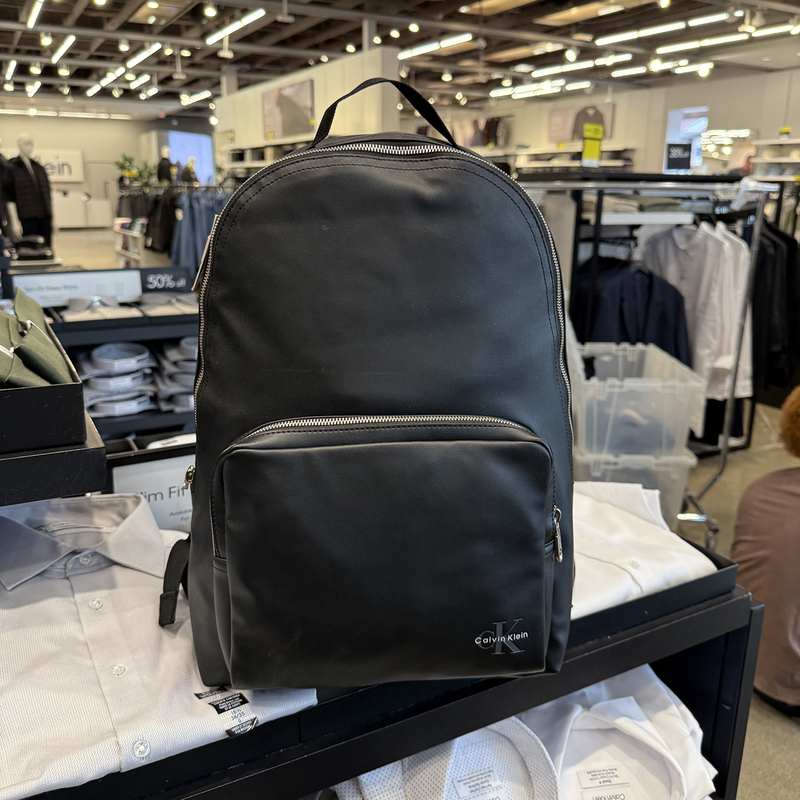 Calvin Klein/Ck Unisex Embossed Logo 14inch Laptop Bag Backpack