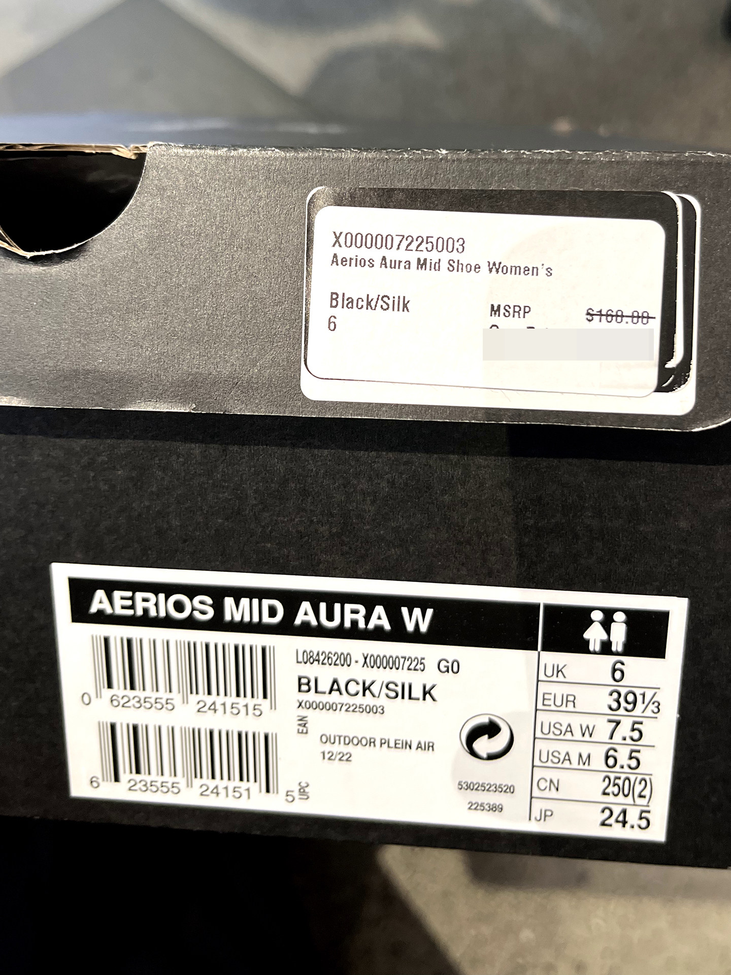 Arcteryx amaos aura mid u подходит для мужчин и женщин помощь кружево V дно обувь ARC'TERYX / Archaeopteryx 