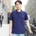 Áo mới 18 tuổi TIMBERLAND / Áo thun nam mỏng, cotton, tay ngắn và cotton polo trắng Polo