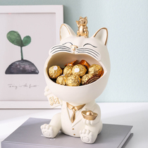 Property Cat Creativity Modern Living Room Hyun Guan Swing Piece Light Extravagant Candy Pan Snack Containing Box Jo Relocation New Residence Gift
